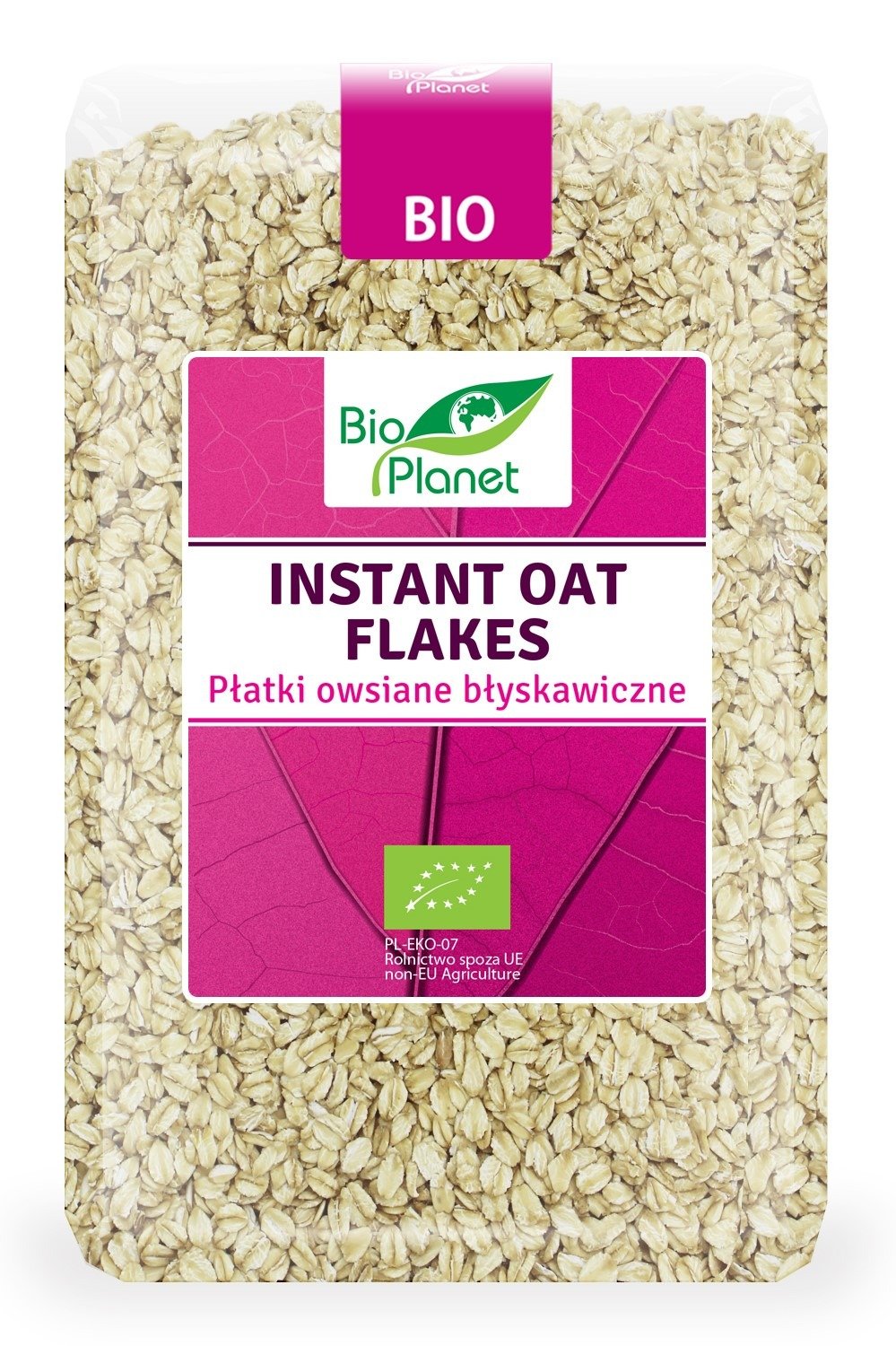 Płatki owsiane błyskawiczne BIO 1 kg - BIO PLANET