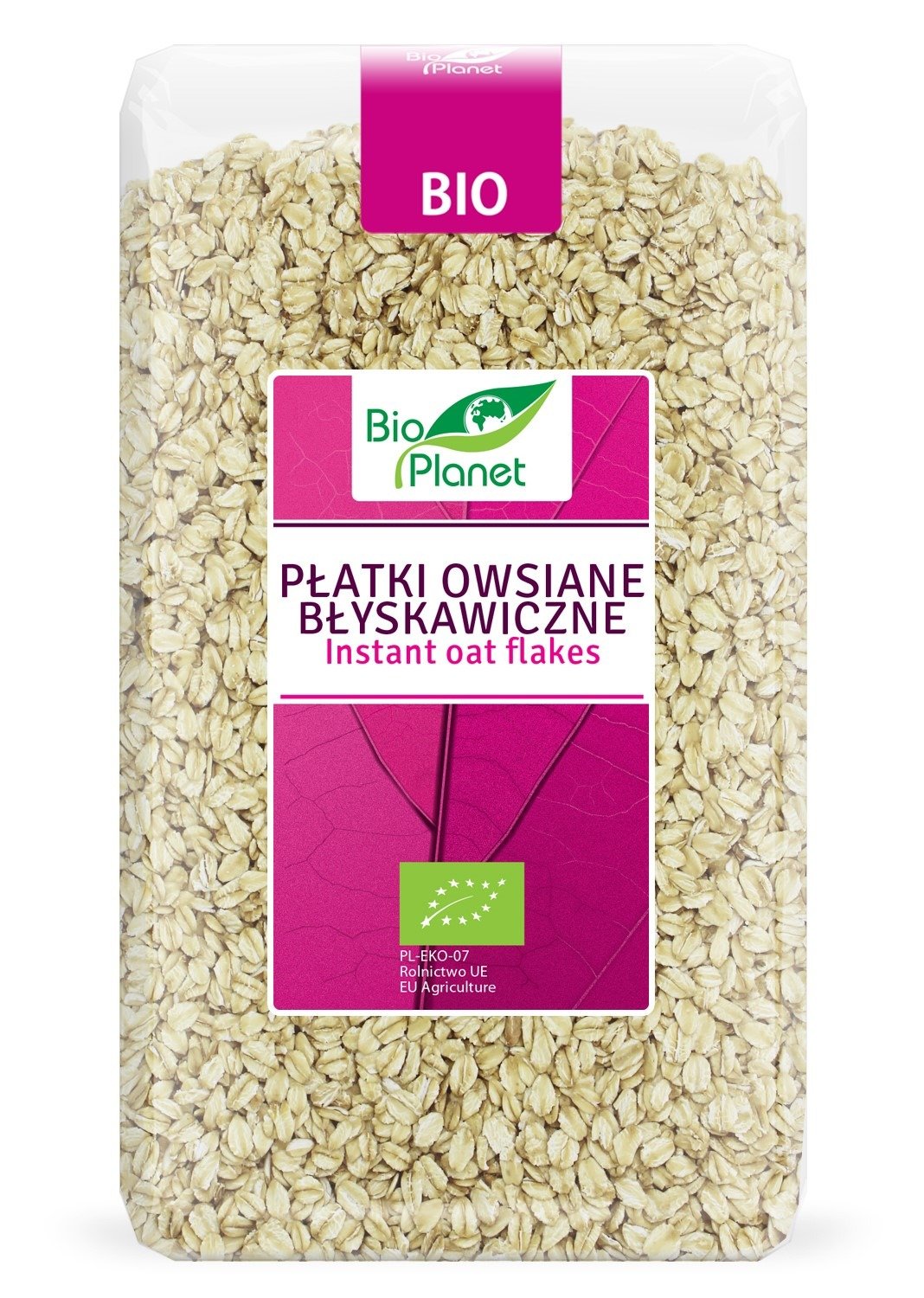 Płatki owsiane błyskawiczne BIO 600 g - BIO PLANET