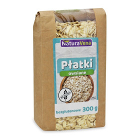 Płatki owsiane górskie bezglutenowe 300 g - NATURAVENA