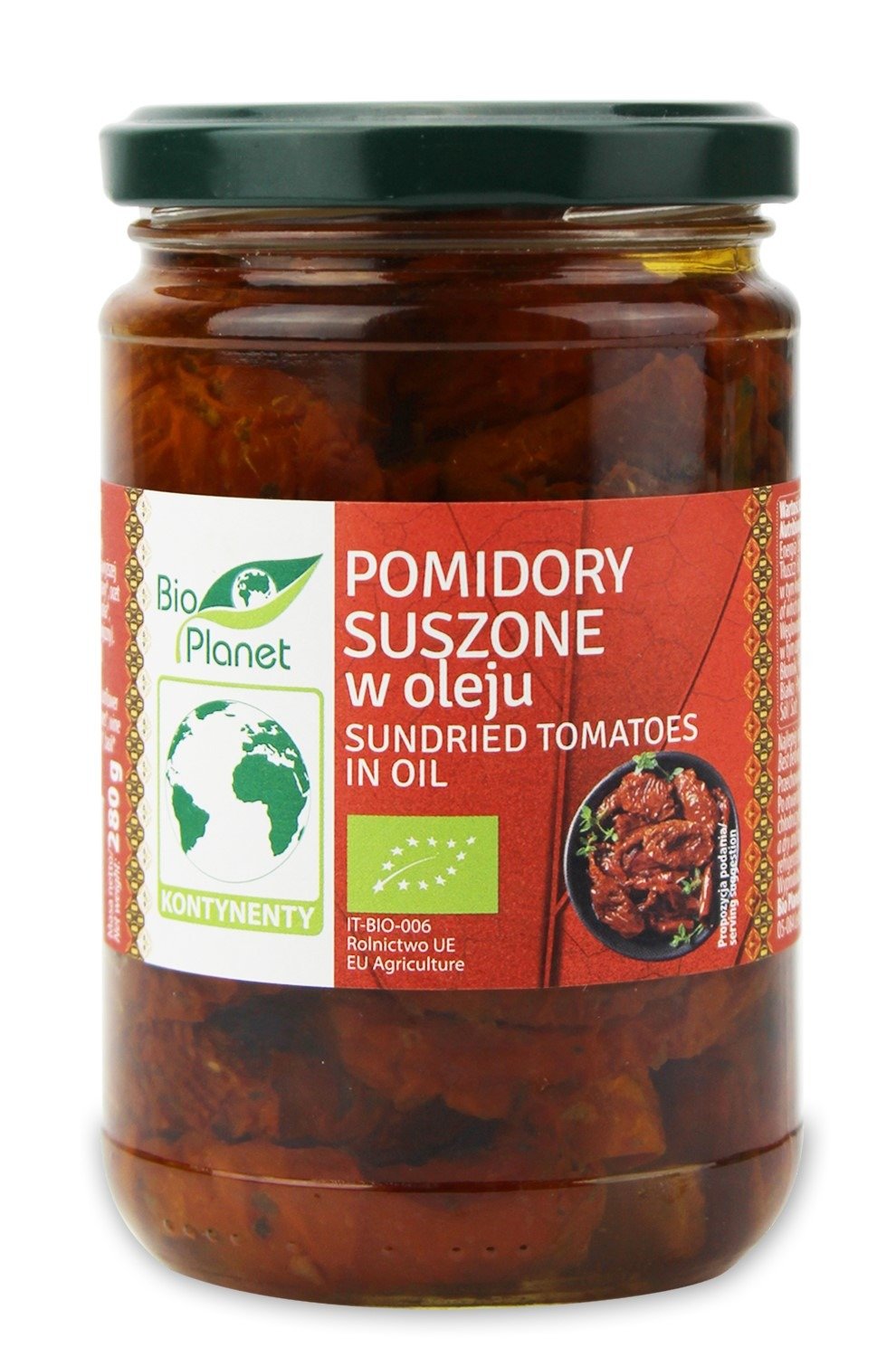 Pomidory suszone w oleju BIO 280 g (130 g) - BIO PLANET