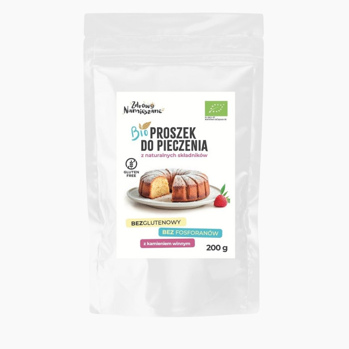 Proszek do pieczenia bezglutenowy BIO 200 g - ZDROWO NAMIESZANE