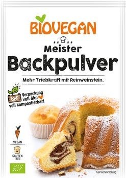 Proszek do pieczenia bezglutenowy BIO (3 x 17 g) 51 g - BIOVEGAN