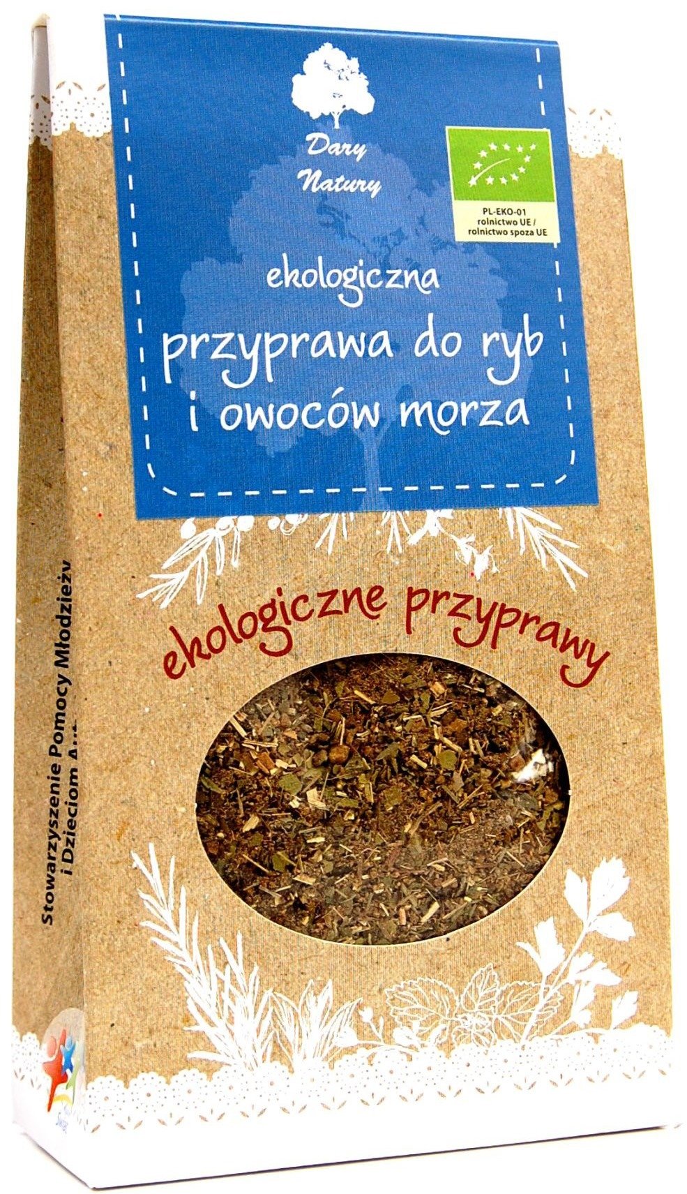 Przyprawa do ryb i owoców morza BIO 40 g - DARY NATURY