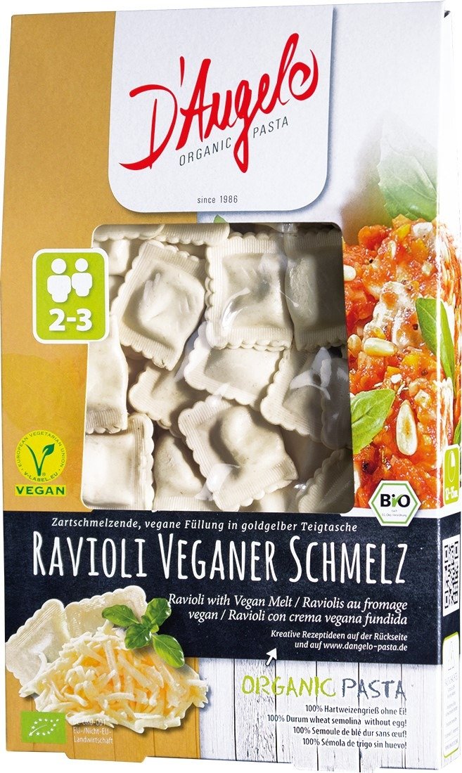 Ravioli wegańskie BIO 250 g - D`ANGELO