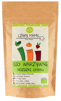 Różdżki smaku warzywne (liofilizowane warzywa) BIO (9 x 2 g) 18 g - HELPA