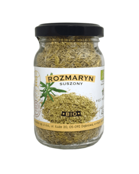 Rozmaryn suszony bezglutenowy BIO 45 g - PIĘĆ PRZEMIAN