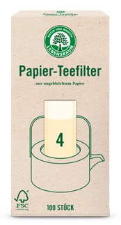 Saszetki do parzenia herbaty rozmiar 4 - DUŻE (100 szt.) - LEBENSBAUM
