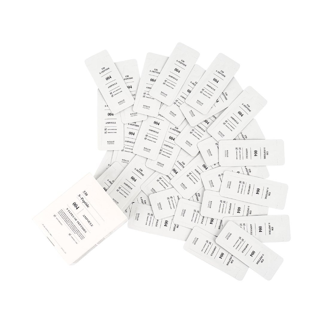 Serum - AMPUŁKI KOREAŃSKIE DO TWARZY PRZECIWZMARSZCZKOWE S-PEPTIDE 30 x 2 ml - BARULAB