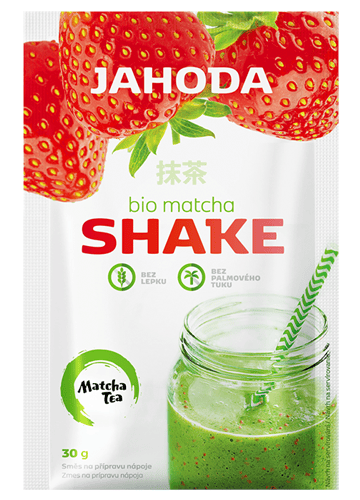 Shake z matchą i truskawkami bezglutenowy BIO 30 g - AMYLON