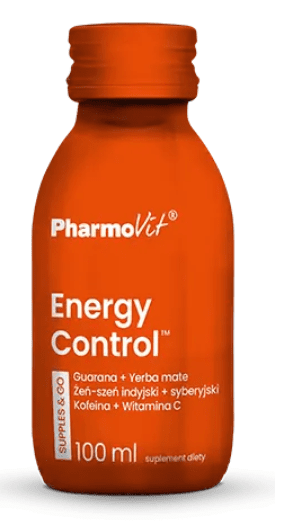 Shot energy control bezglutenowy 100 ml - PHARMOVIT (SUPPLES & GO)