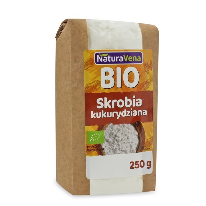 Skrobia kukurydziana BIO 250 g - NATURAVENA