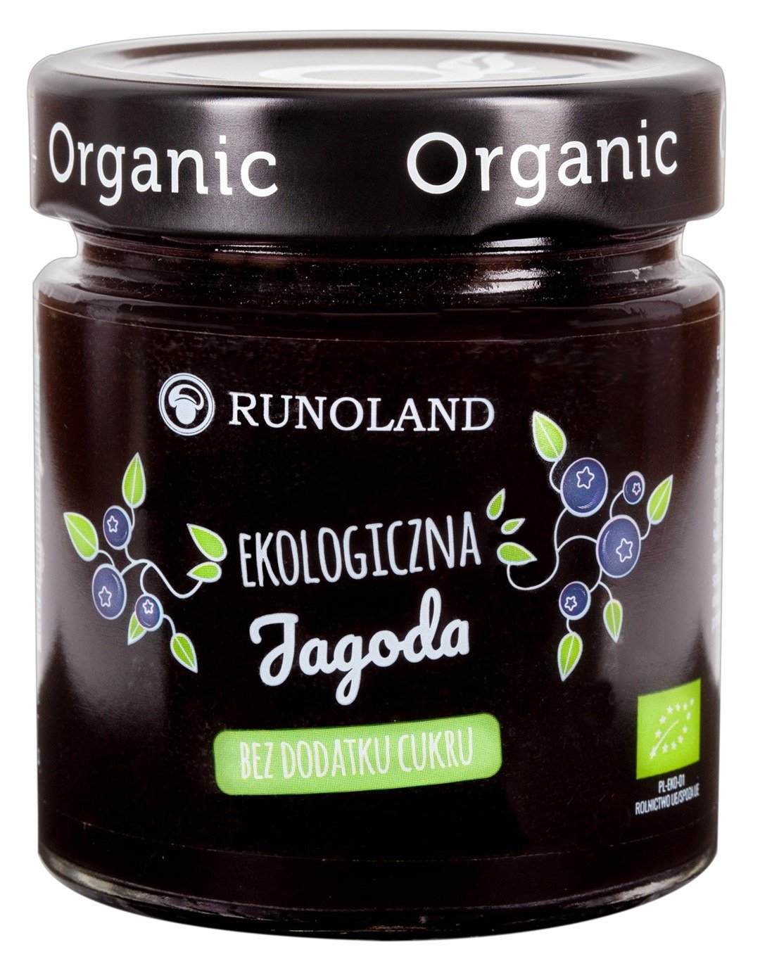 Słodka przekąska jagoda BIO 200 g - RUNOLAND