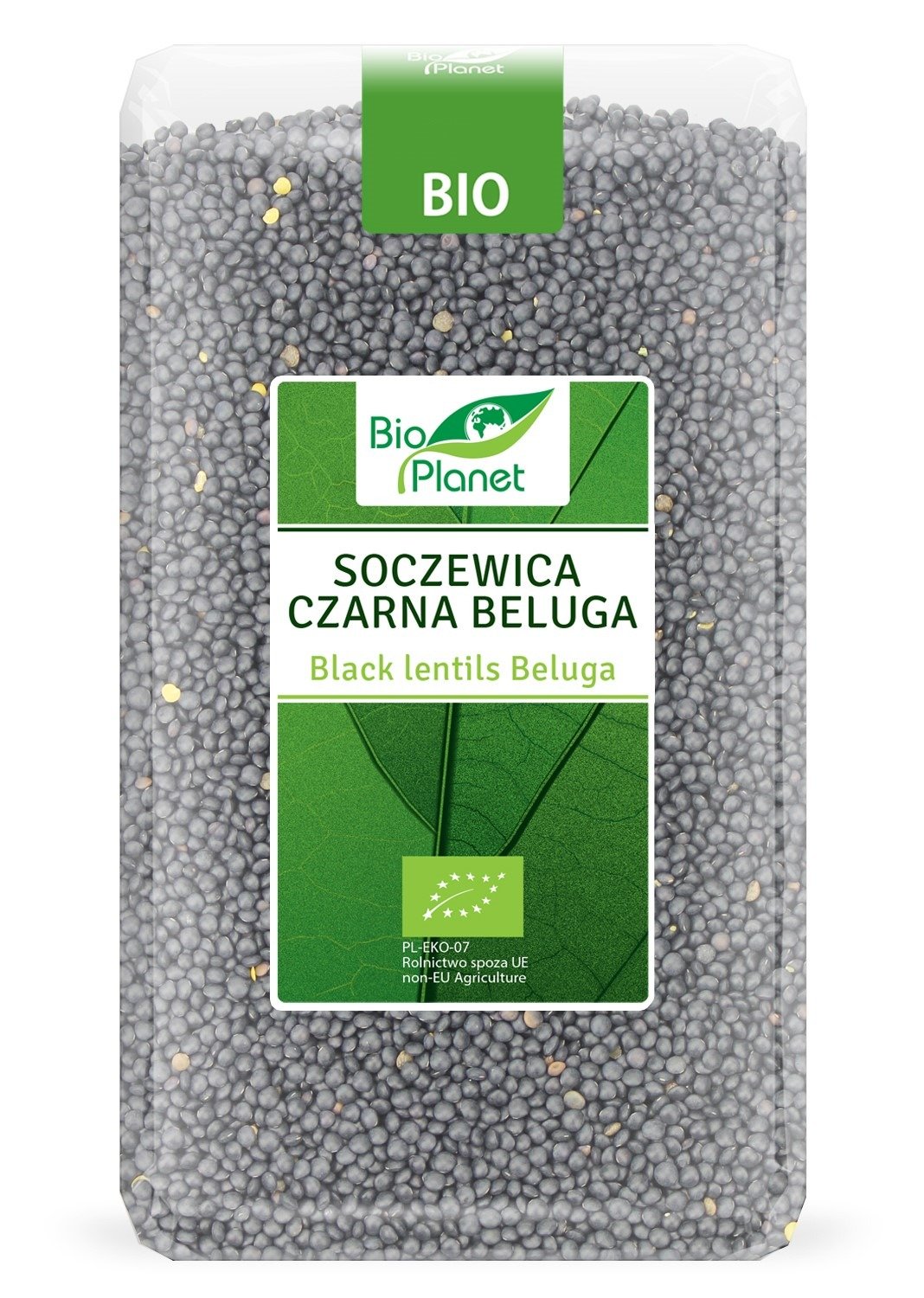 Soczewica czarna beluga BIO 1 kg - BIO PLANET