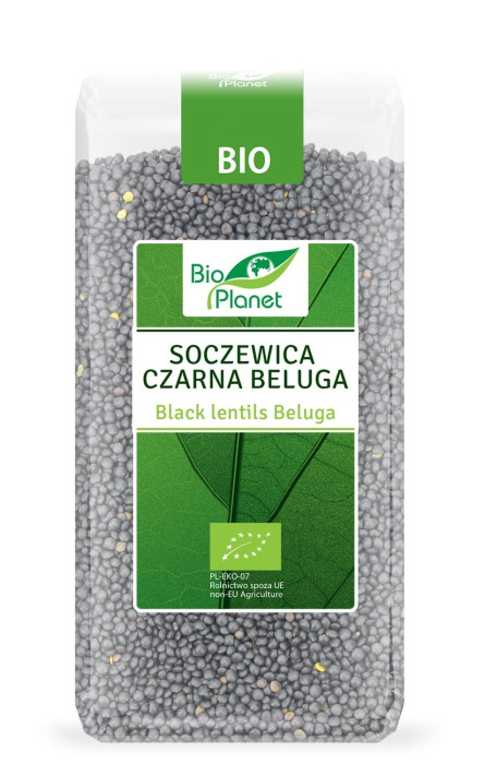 Soczewica czarna beluga BIO 400 g - BIO PLANET