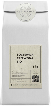 Soczewica czerwona BIO 1 kg - THE PLANET