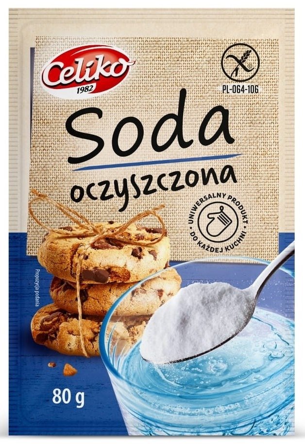 Soda oczyszczona bezglutenowa 80 g - CELIKO