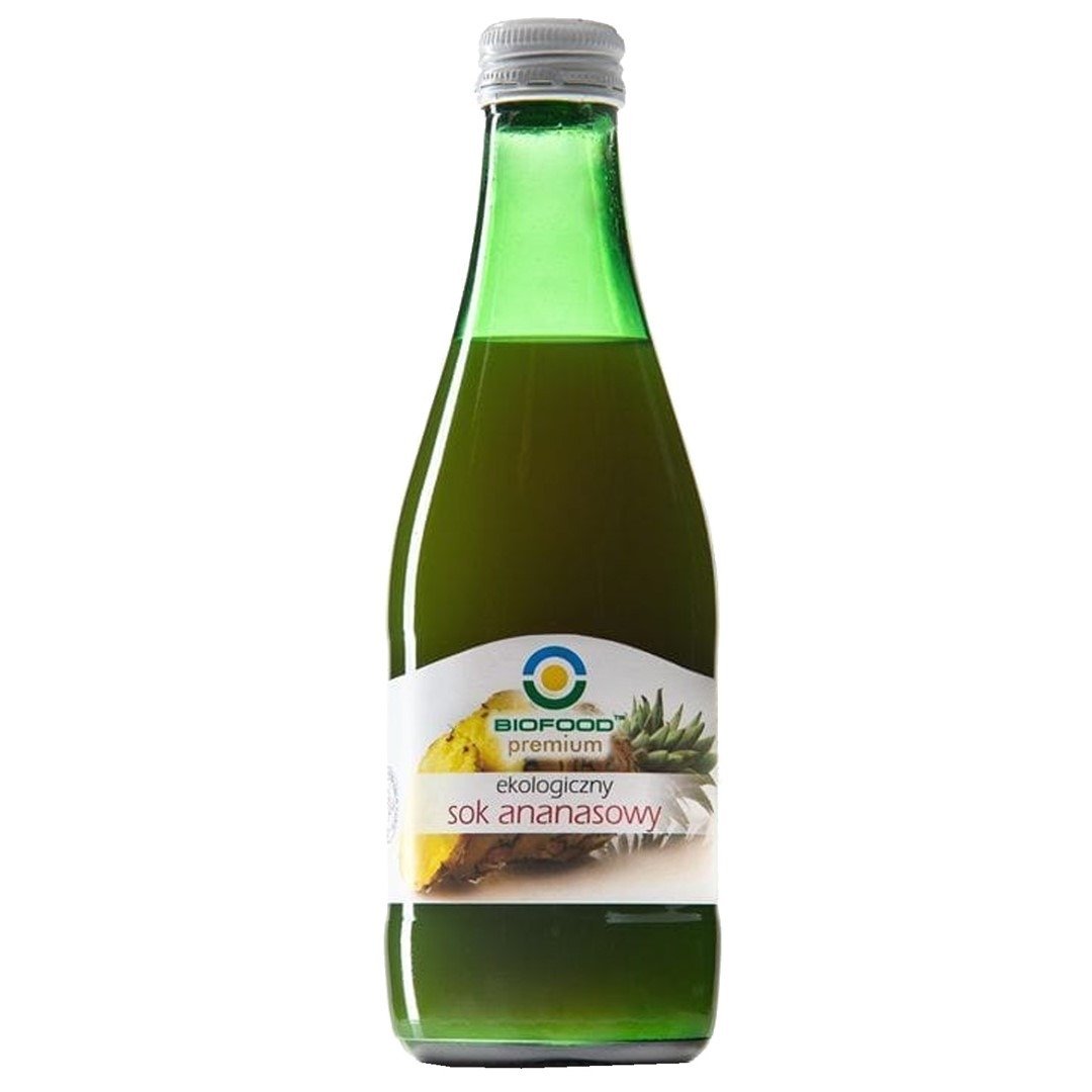 Sok ananasowy nfc bezglutenowy BIO 300 ml - BIO FOOD