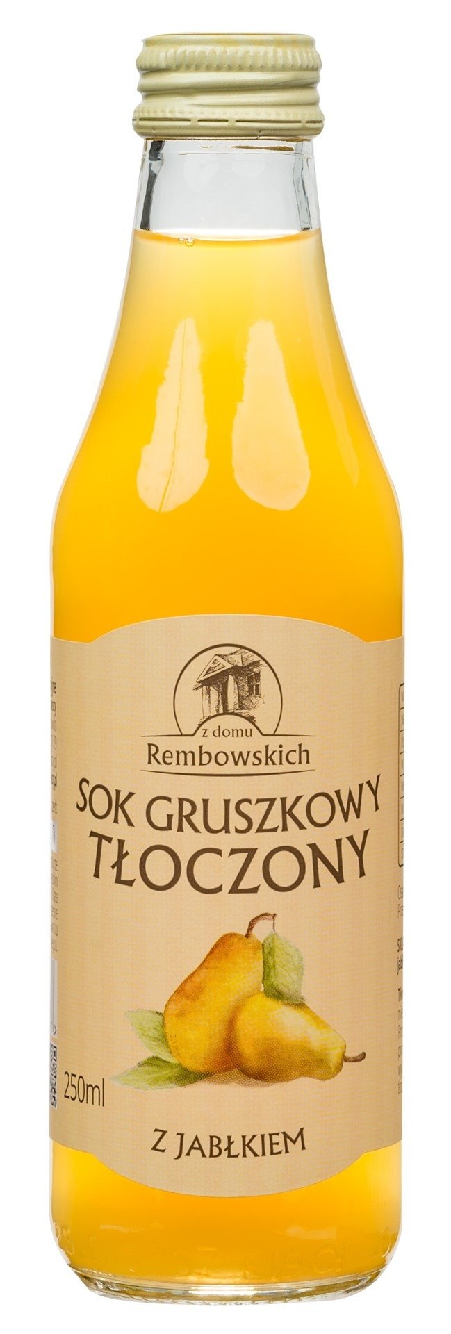 Sok gruszkowy z jabłkiem nfc 250 ml - REMBOWSCY
