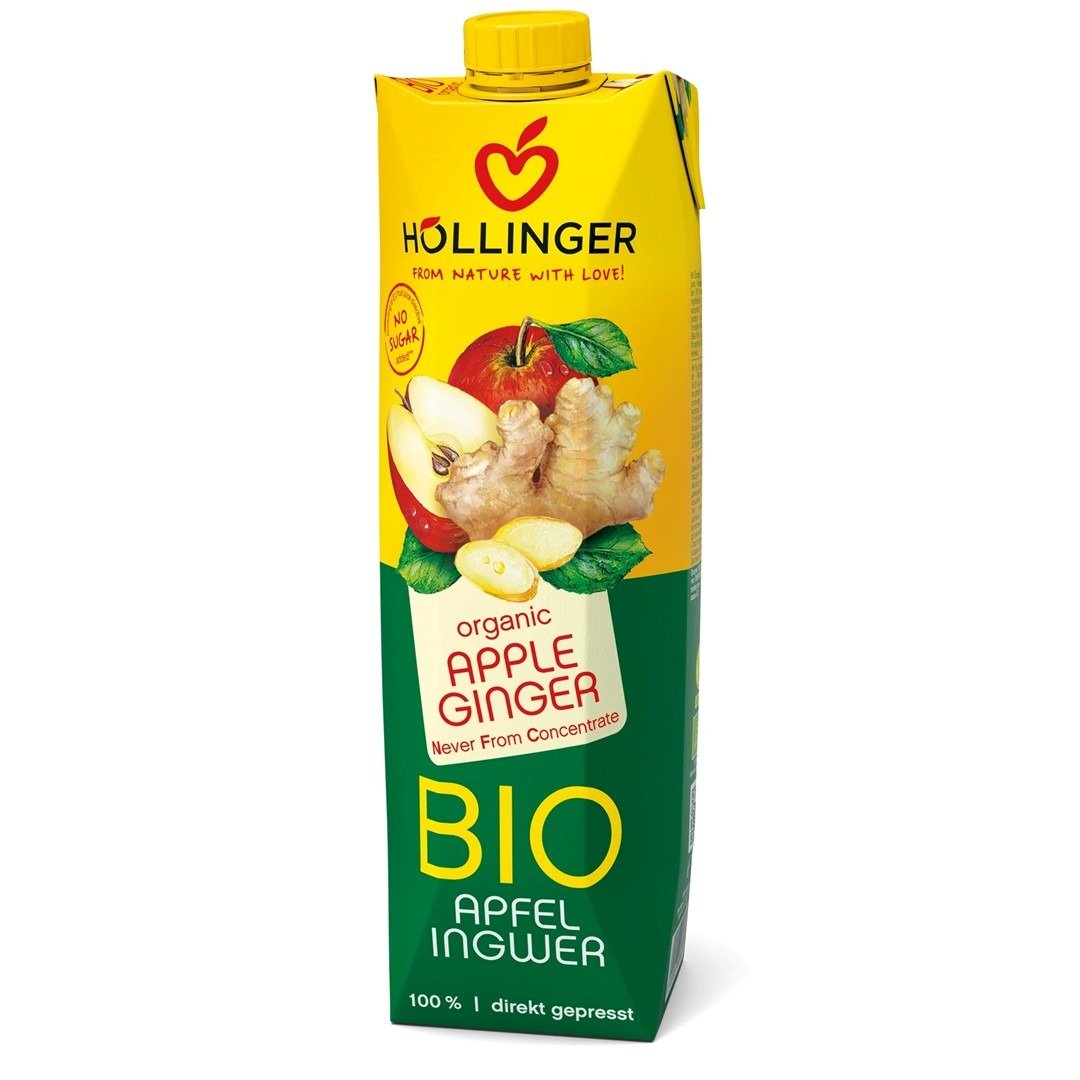 Sok jabłkowo - imbirowy BIO 1 L -  HOLLINGER