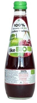 Sok jabłkowo - wiśniowy nfc BIO 300 ml - DOLINA CZERSKA