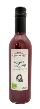 Sok przecierowy nfc malina - truskawka BIO 375 ml - PROSTO ZE WSI