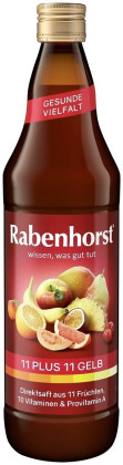 Sok wieloowocowy (żółty) multiwitamina 11 plus 11 nfc 750 ml - RABENHORST
