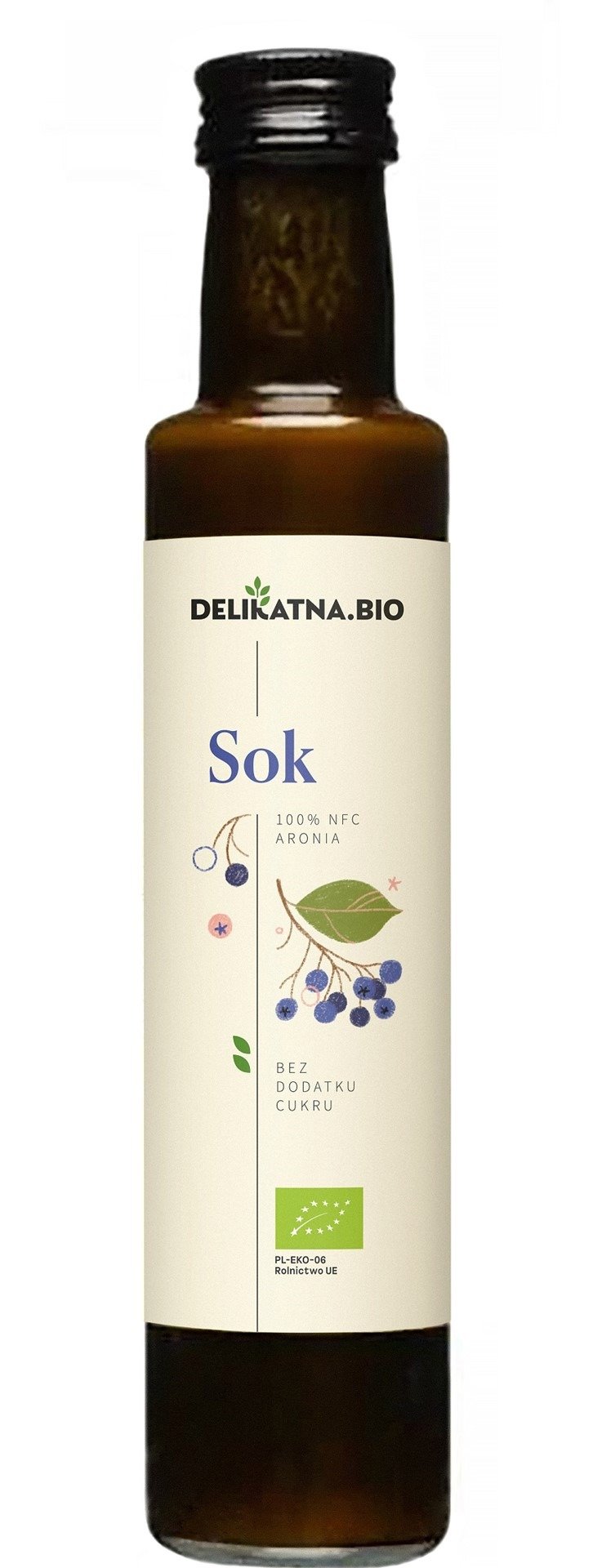 Sok z aronii nfc BIO 250 ml - DELIKATNA (ZAKWASOWNIA)