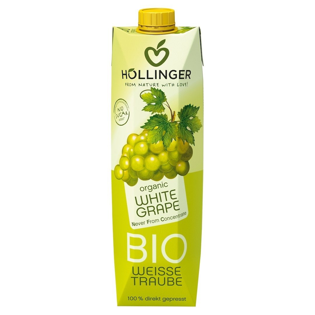 Sok z białych winogron nfc BIO 1 L - HOLLINGER