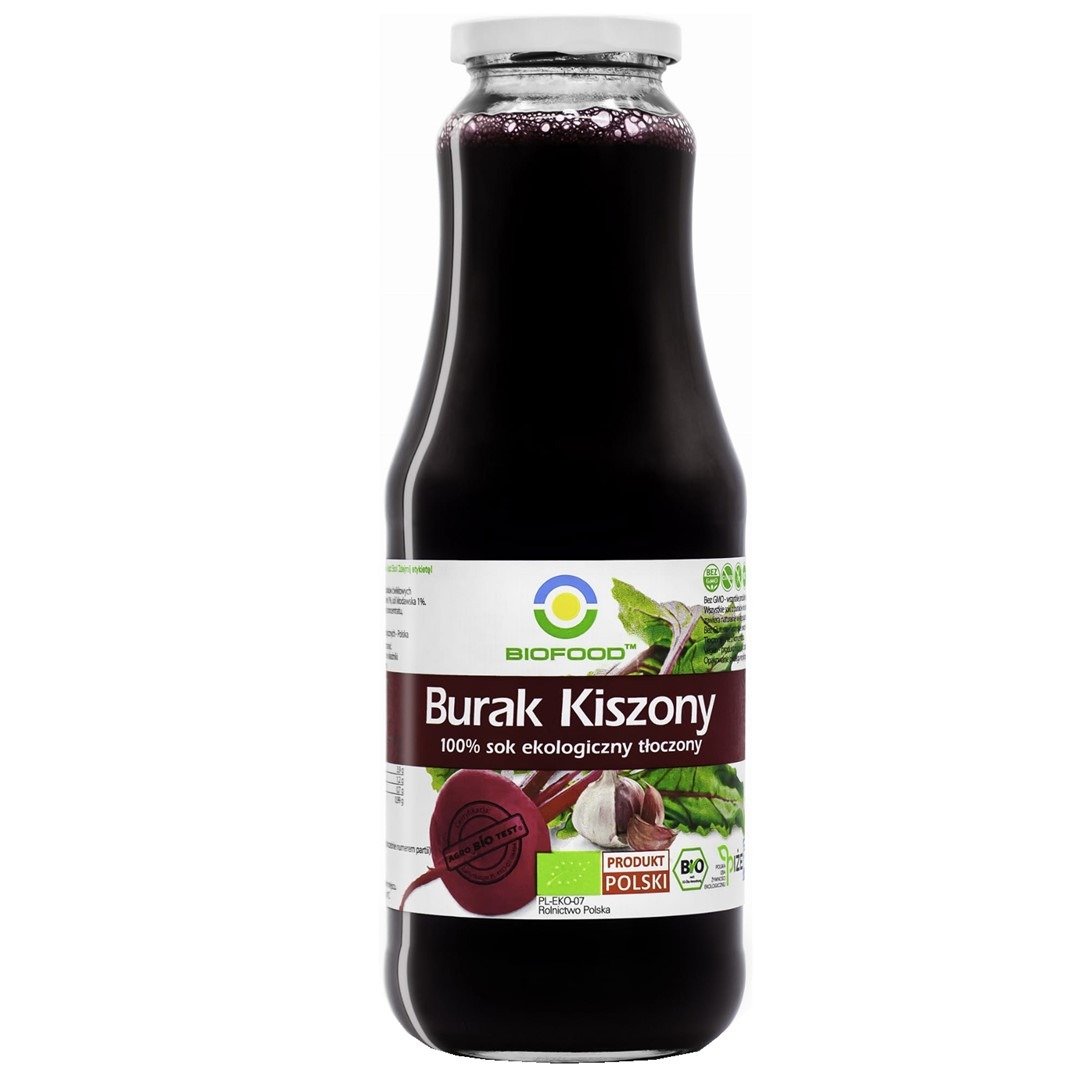 Sok z buraka kiszonego nfc bezglutenowy BIO 1 L - BIO FOOD