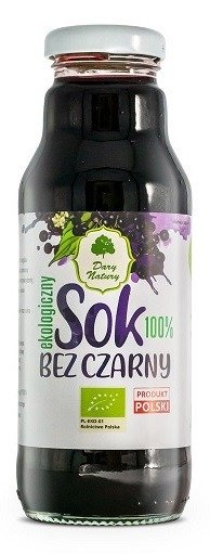Sok z czarnego bzu nfc BIO 270 ml - DARY NATURY