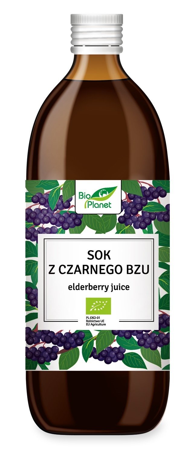 Sok z czarnego bzu nfc BIO 500 ml - BIO PLANET