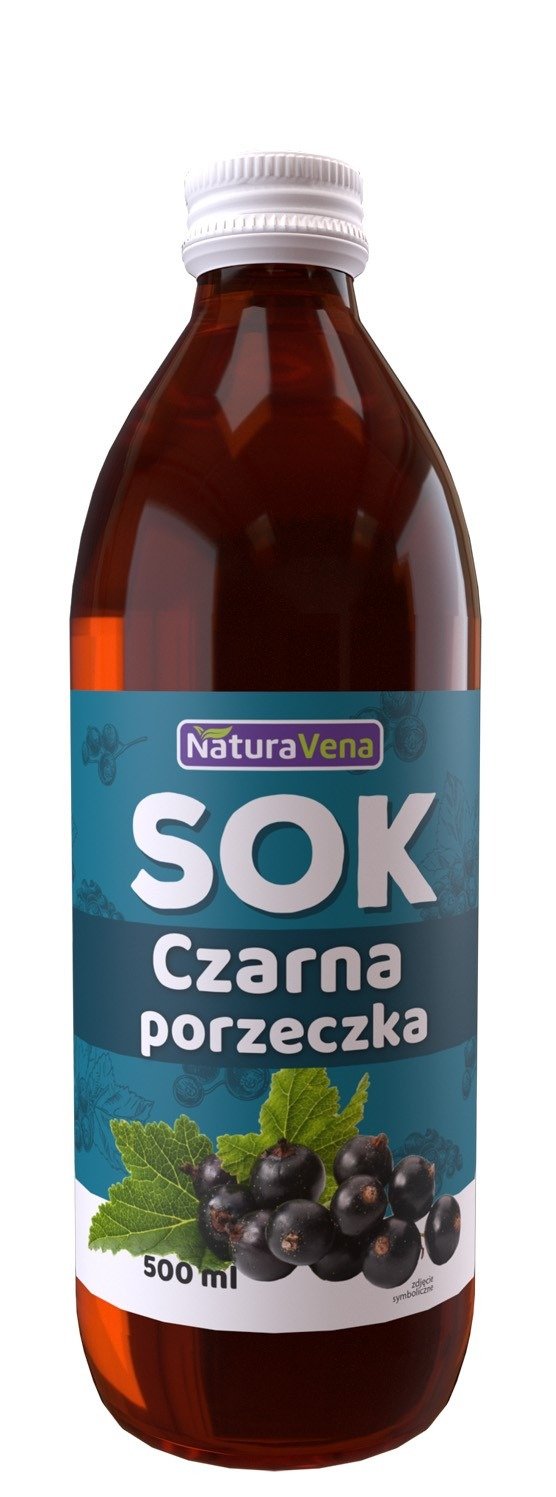 Sok z czarnej porzeczki 500 ml - NATURAVENA