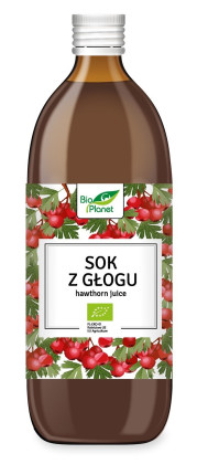 Sok z głogu BIO 500 ml - BIO PLANET