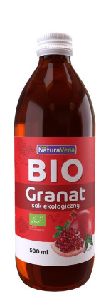 Sok z granatu 100 % BIO 500 ml - NATURAVENA