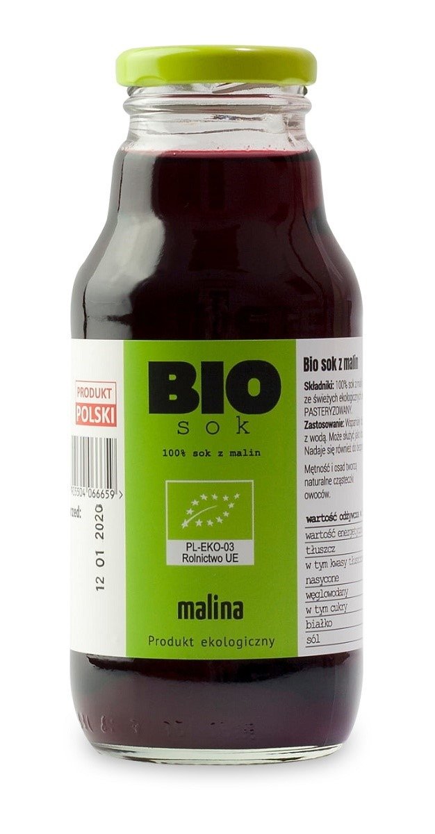 Sok z malin nfc BIO 330 ml - KAMIONNA