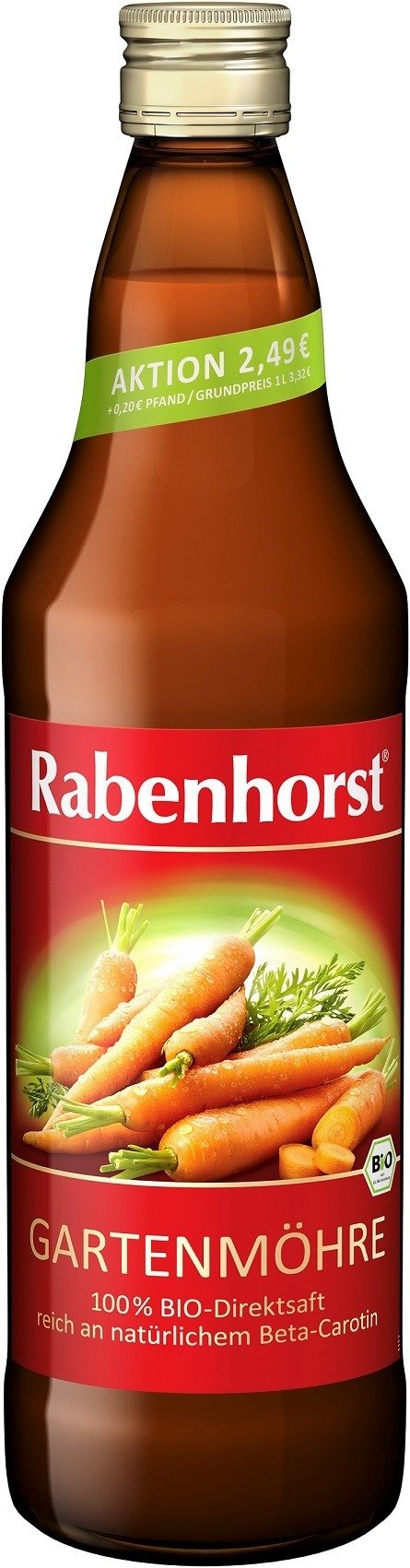 Sok z marchwi nfc BIO 750 ml - RABENHORST