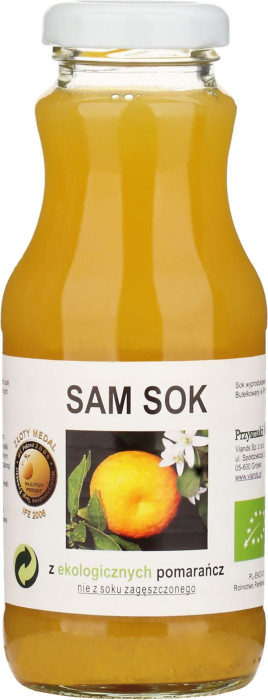 Sok z pomarańczy nfc BIO 250 ml - VIANDS (SAM SOK)