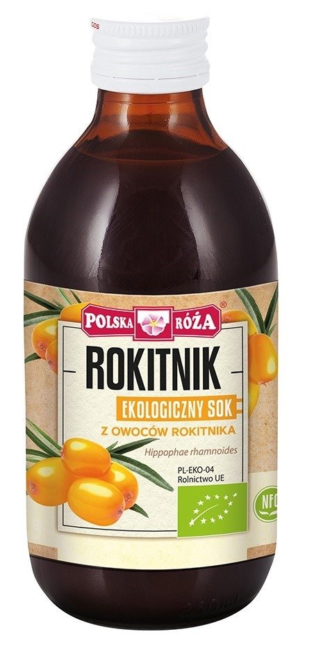 Sok z rokitnika nfc BIO 250 ml - POLSKA RÓŻA