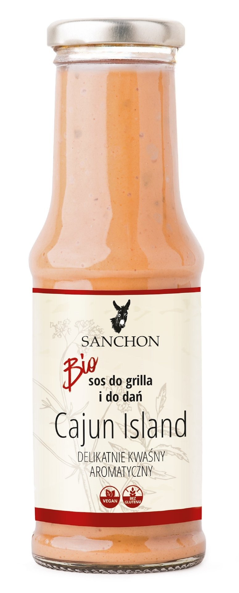 Sos cajun island bezglutenowy BIO 210 ml - SANCHON