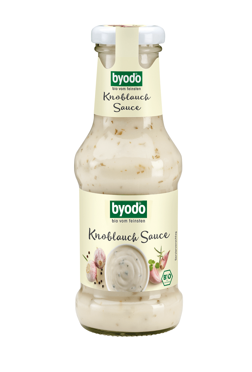 Sos czosnkowy bezglutenowy BIO 250 ml - BYODO