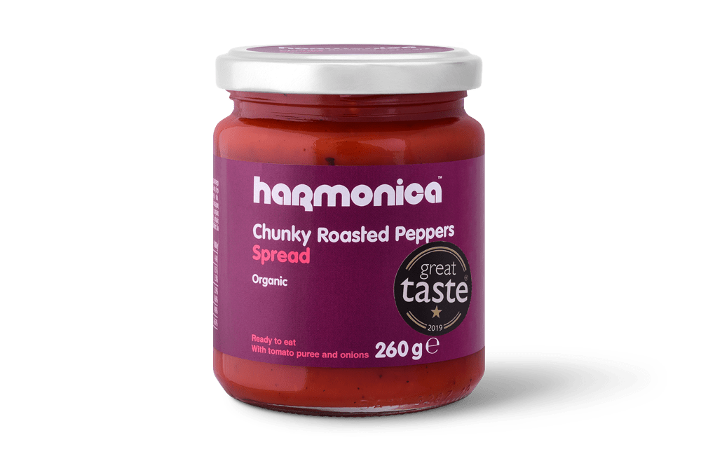 Sos paprykowo - pomidorowy bałkański lutenica BIO 260 g - HARMONICA