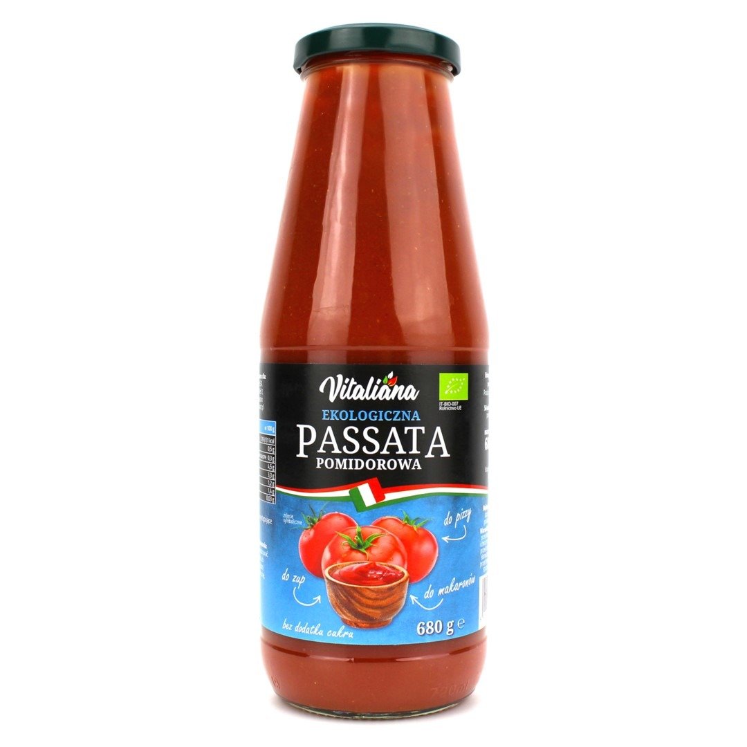 Sos pomidorowy passata BIO 680 g - VITALIANA