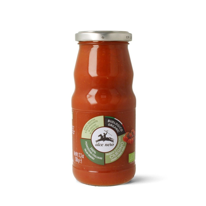Sos pomidorowy passata (z pomidorów cherry) BIO 350 g - ALCE NERO
