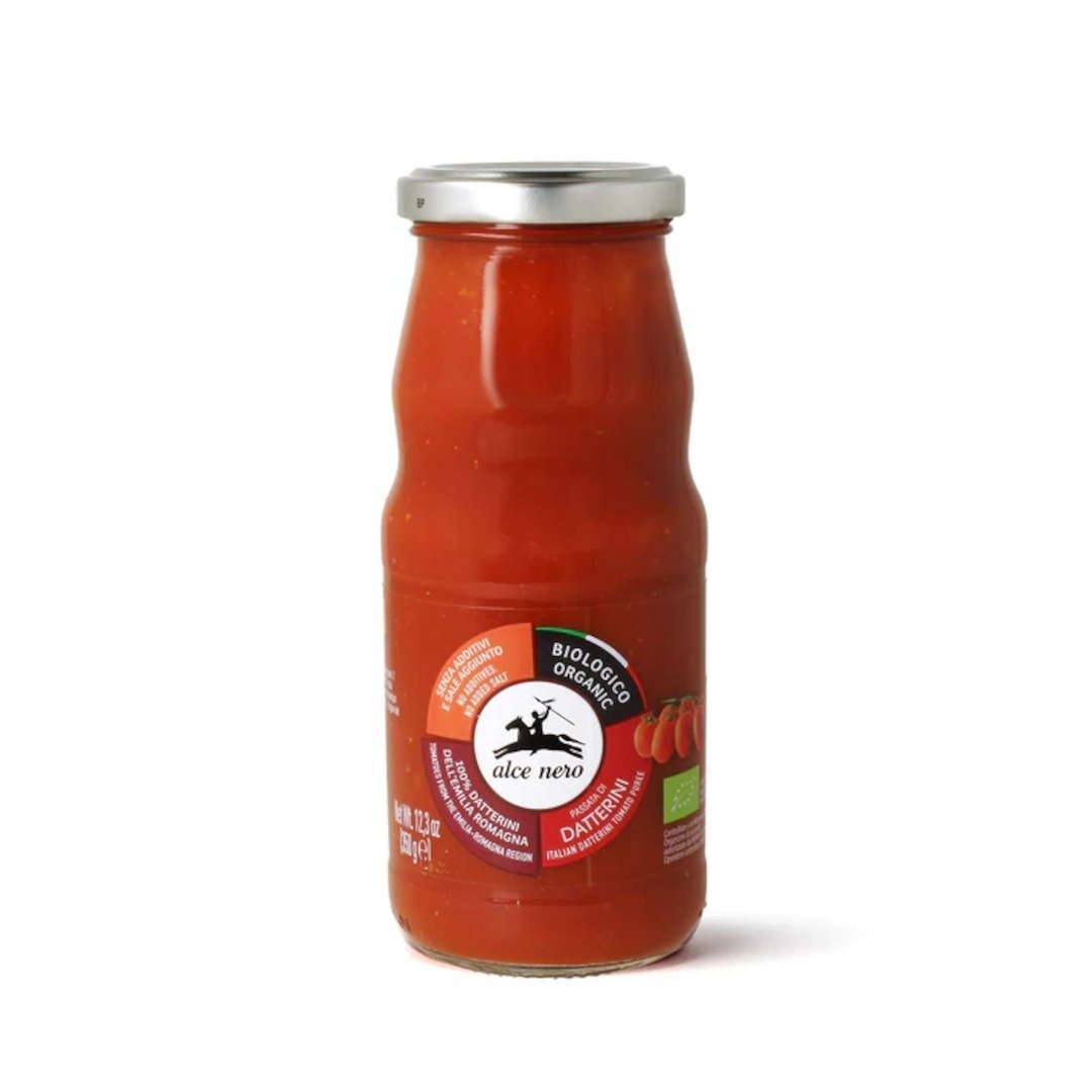 Sos pomidorowy passata (z pomidorów daktylowych) BIO 350 g - ALCE NERO