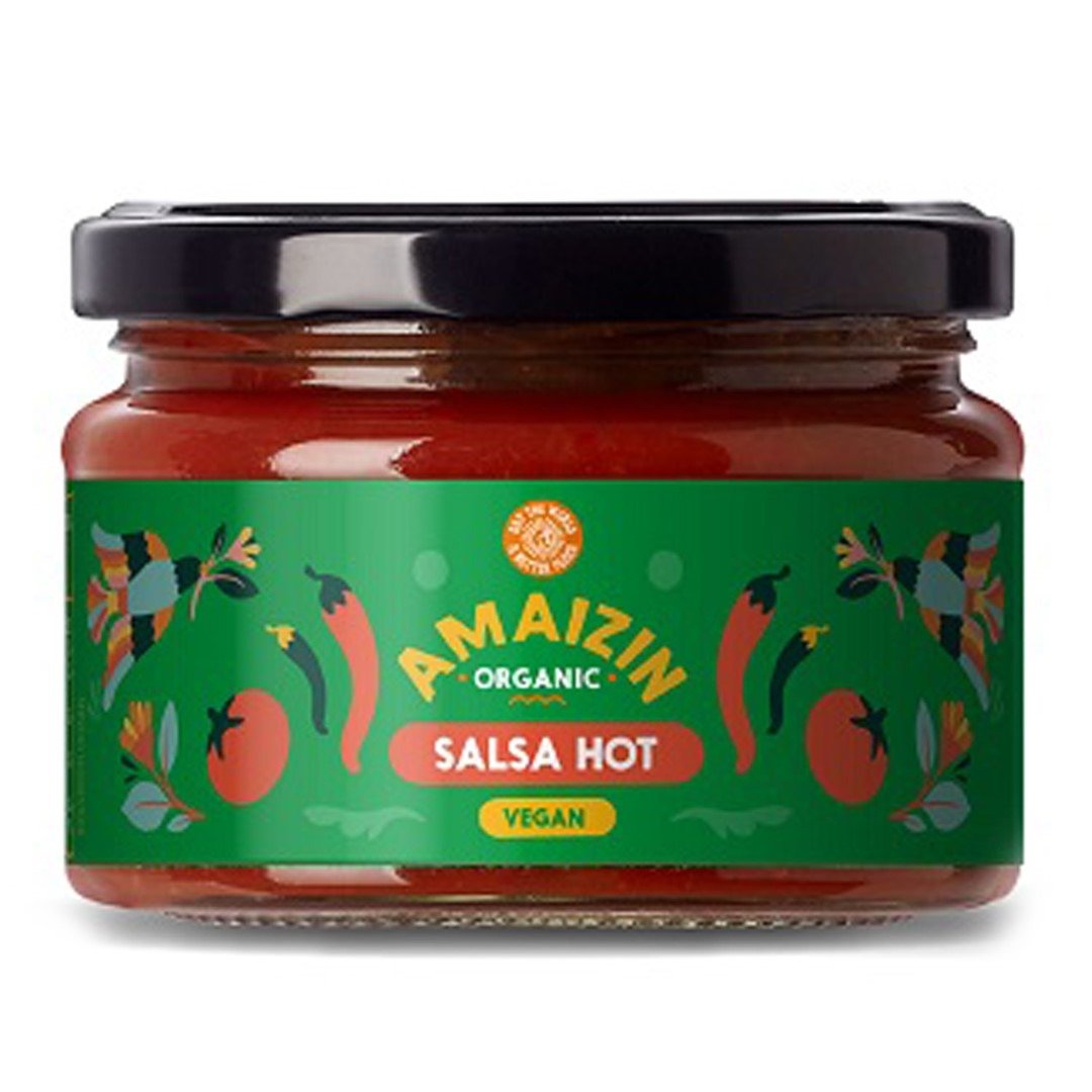 Sos salsa pikantny bezglutenowy BIO 260 g - AMAIZIN