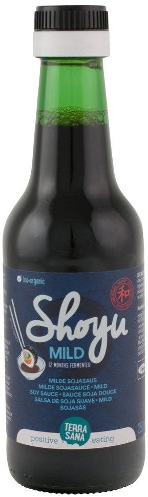 Sos sojowy shoyu łagodny BIO 250 ml - TERRASANA