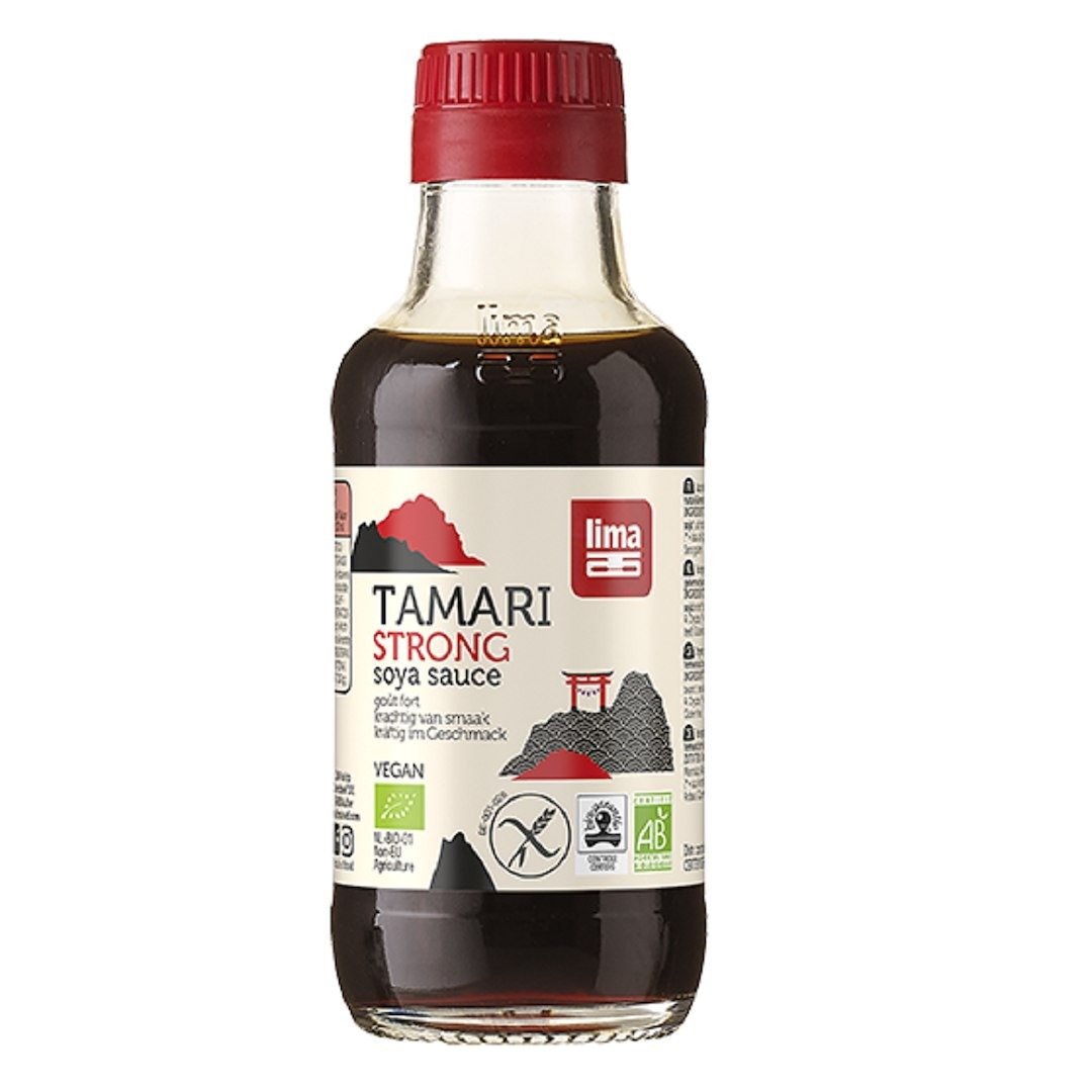 Sos sojowy tamari mocny bezglutenowy BIO 145 ml - LIMA