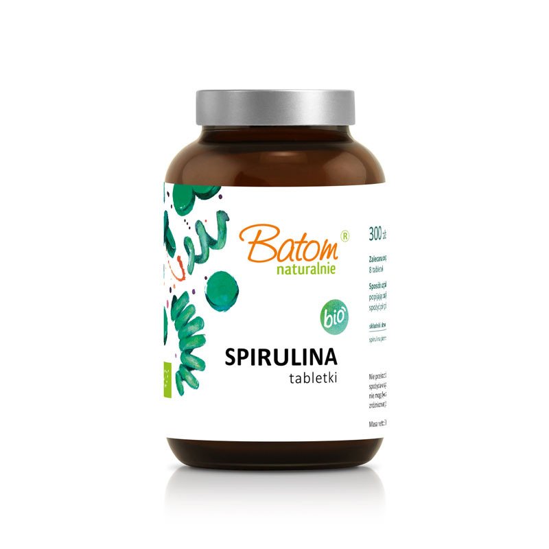 Spirulina BIO (400 mg) 300 TABLETEK – BATOM