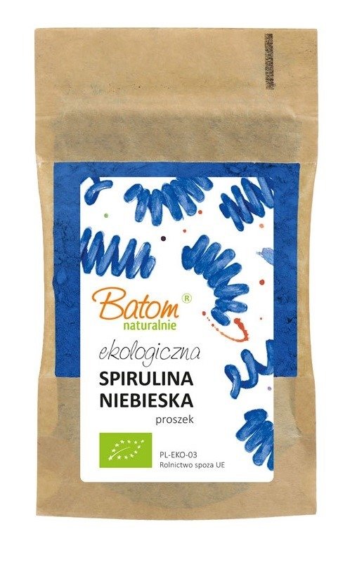 Spirulina niebieska BIO 15 g - BATOM