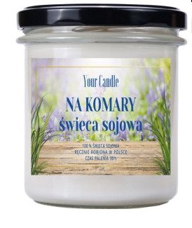 Świeca sojowa na komary 150 ml - YOUR CANDLE (PRODUKT SEZONOWY)